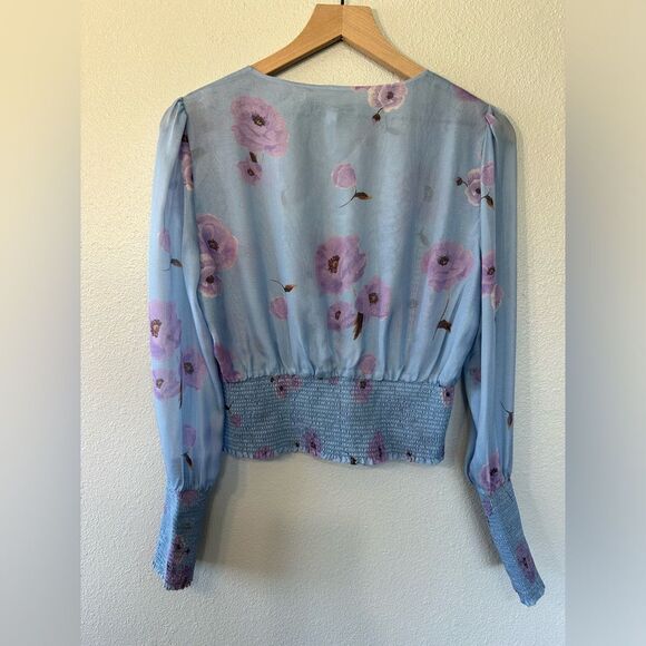 NWOT*** Intermix Adelaide Blouse Romantic Floral Size M - Picture 10 of 12